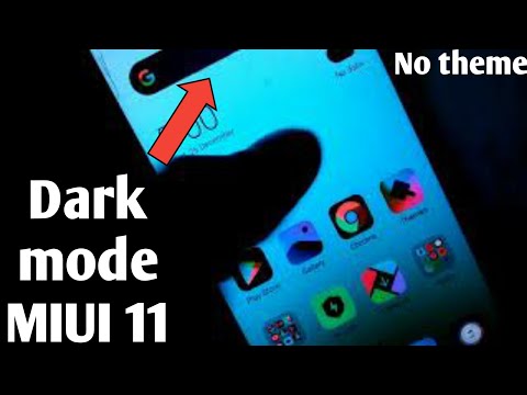 How to enable Dark mode in MIUI 11|| Without Theme|| Just few seconds🔥🔥