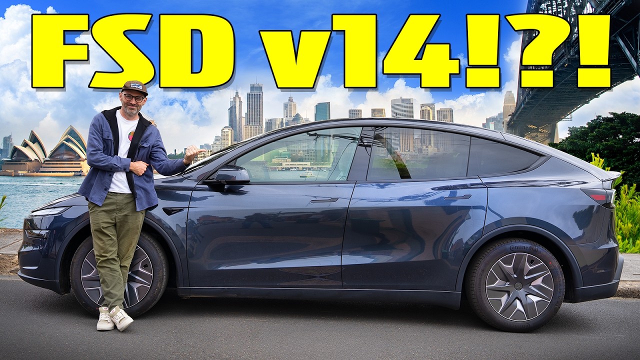 Fail Safe Driving or Fraught Sydney Drive? Tesla FSD v14 tested!!
