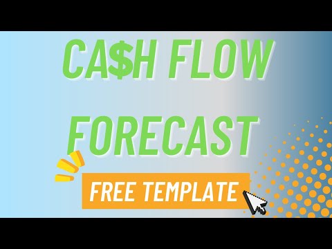 How to Create a Cash Flow Forecast in Google Sheets & Excel (Free Template!)