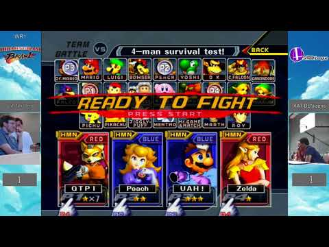 Birmingham Brawl 20 Melee Doubles WS - Milos for dinner (Red) vs. Random Degenerates (Blue)