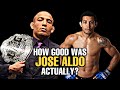 How GOOD Was Jose Aldo Actually