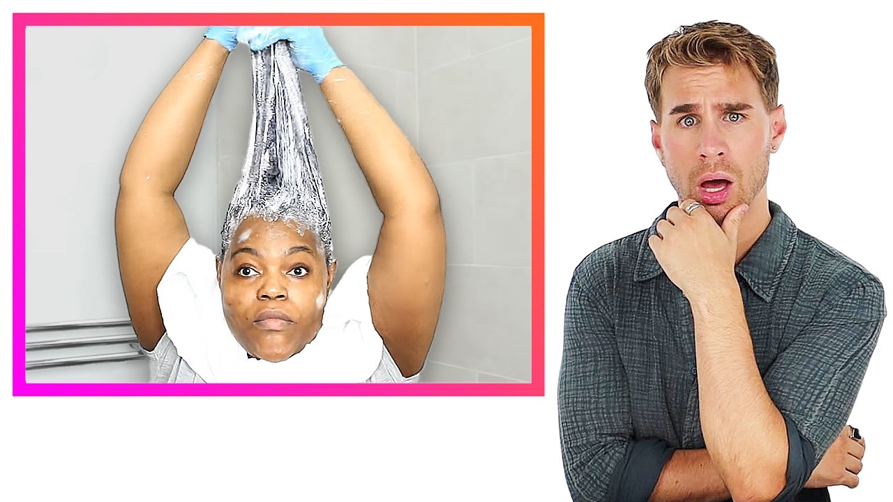 Hairdresser Reacts To CHAOTIC First Time Relaxers At-Home (Scary!!!)