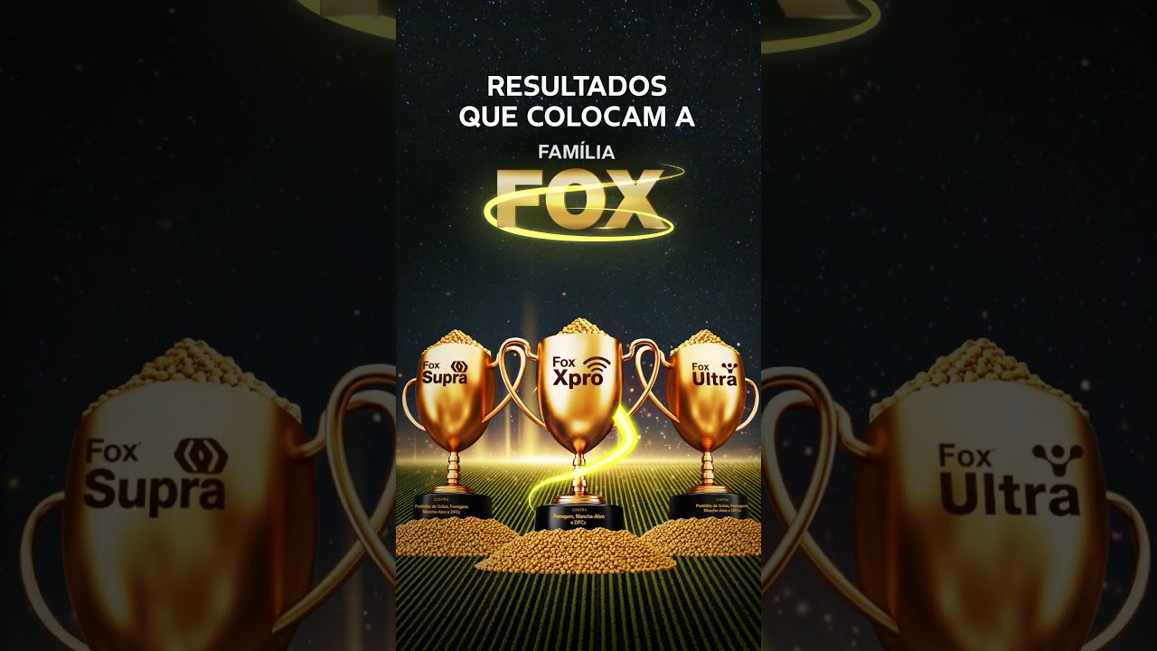 Família Fox foi a campeã de controle contra doenças da soja! #soja #ferrugem #herbicida #pragas