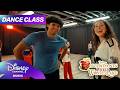 Descendants: Wicked Wonderland Dance Class! 🪩 | Dancing with the Enemy & Go Live It | Disney Channel