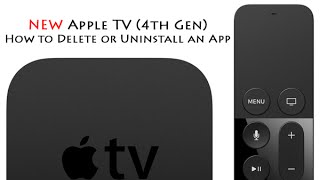 New Apple TV (4th Gen) - How to Delete or Uninstall an App​​​ | H2TechVideos​​​