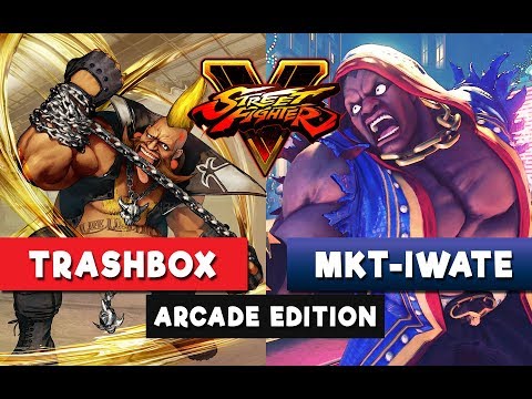 Trashbox (Rank #1) vs MKT-Iwate (Rank #3) - Ranked Matches - Street Fighter V Arcade Edition