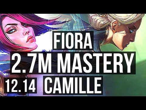 FIORA vs CAMILLE (TOP) | 2.7M mastery, 5/0/1, 300+ games | KR Diamond | 12.14
