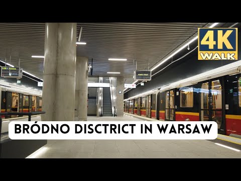 4K WALKING IN WARSAW POLAND | BRÓDNO DISTRICT | JANUARY 10,2023