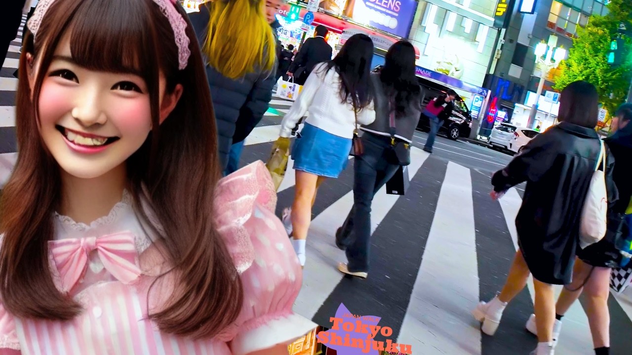 Tokyo Shinjuku 👍 Intersection Street 💖 4K Non-stop 1 hour