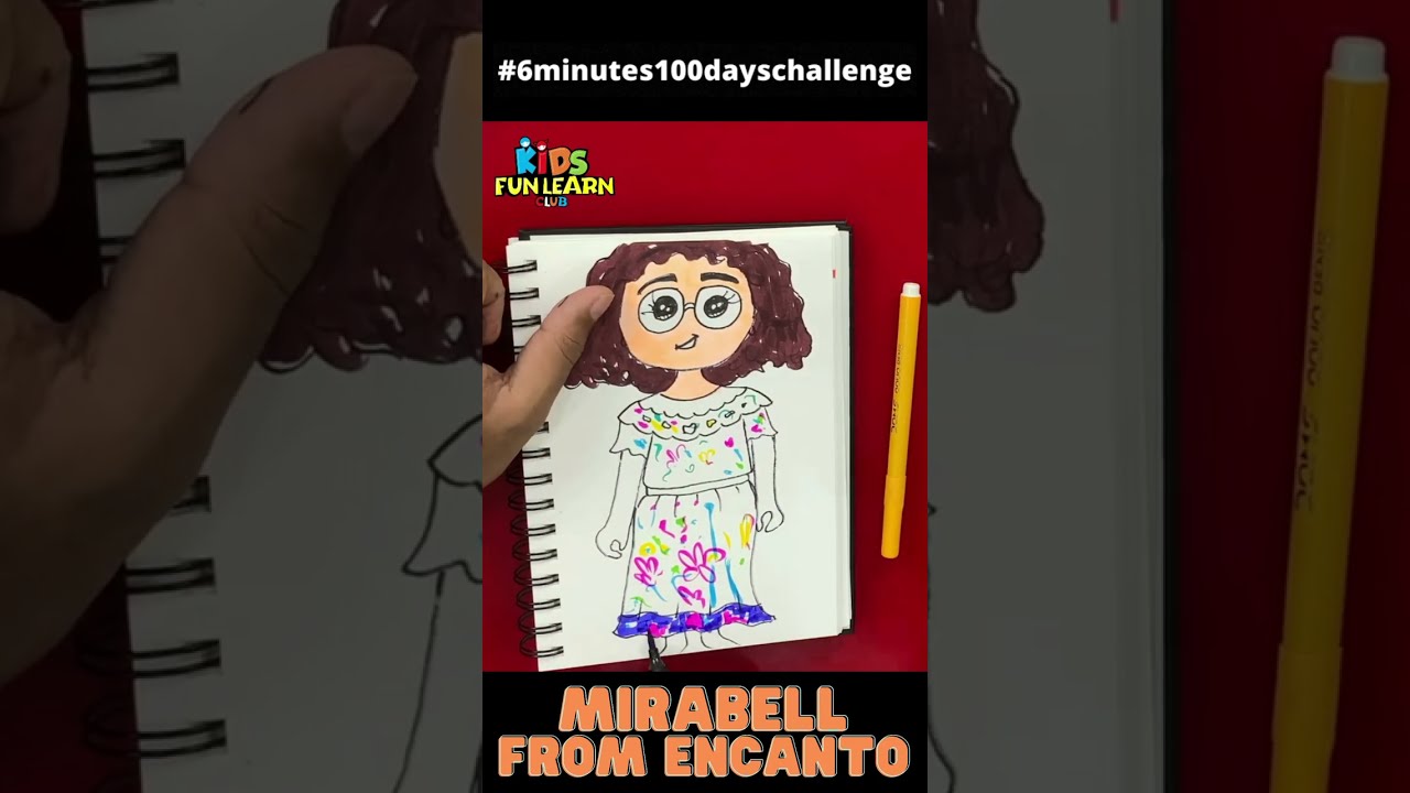 How to Draw Mirabell From Encanto: The EASY Way! for Kids