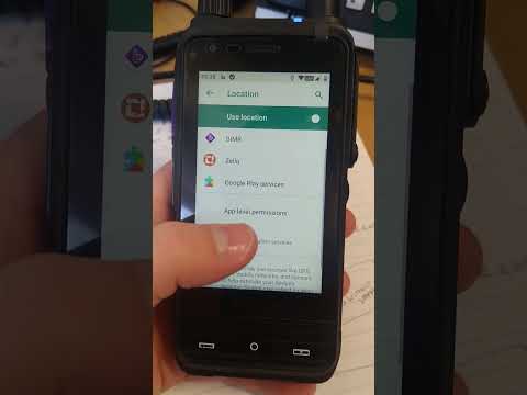 Enabling Google Location Accuracy on Android 10 and below.