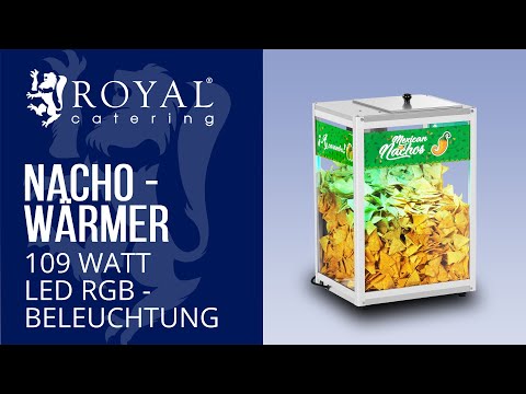 Video - Nacho-Wärmer - 109 W - LED RGB-Beleuchtung