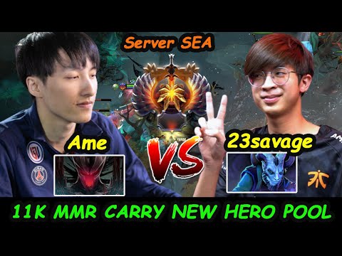 23savage Riki New Hero Pool Feat Faith_bian vs PSG.LGD Ame Terrorblade Dota 2 Carry Battle 7.28b