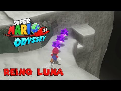 Las 50 MONEDAS MORADAS del REINO LUNA - Super Mario Odyssey