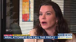 WRAL Attorneys On Call this Friday