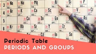 What are rows and columns on the periodic table?