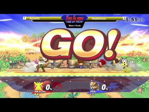 Age of Folie - Smash 4 Pools - Peekachu vs Âçćëñtš