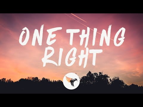 マシュメロ＆ケイン・ブラウン「ワン・シング・ライト」（歌詞 (Marshmello & Kane Brown - One Thing Right (Lyrics))