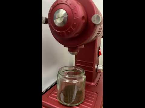 potu 破土 鬼齒 可調 電動  咖啡 磨豆機 研磨機 快慢轉速可調 胭脂紅 消光紅色 110v 版本