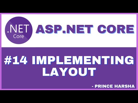 14 ASP NET Core MVC tutorial Implementing Layout View Start View Import