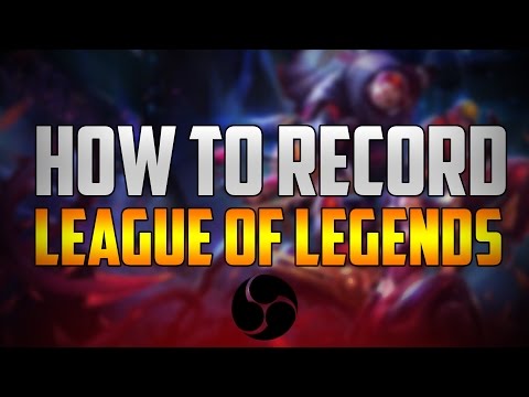 How To Record Games with Open Broadcaster Software OBS Tutorial 1