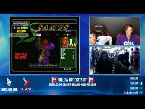 NE Melee Arcadian 3 - Kyu Puff (Ice Climbers) vs. Admiral Zhao (Samus) - SSBM Pools WSF
