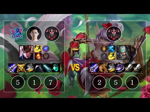 LNG Flandre Quinn vs Tryndamere Top - KR GrandMaster Patch 10.10