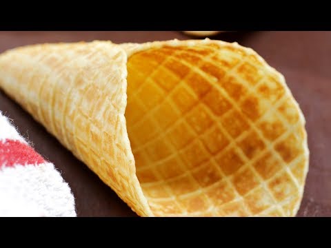 Homemade Waffle Cones