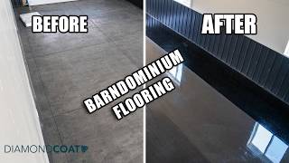 We turned 3,800 SQ FT of Concrete Into a Mirror Like Black Metallic Epoxy Floor | Barndominium Floor