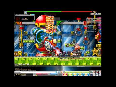 MapleStory: Lv137 Mech+Lv132 DB v Papulatus