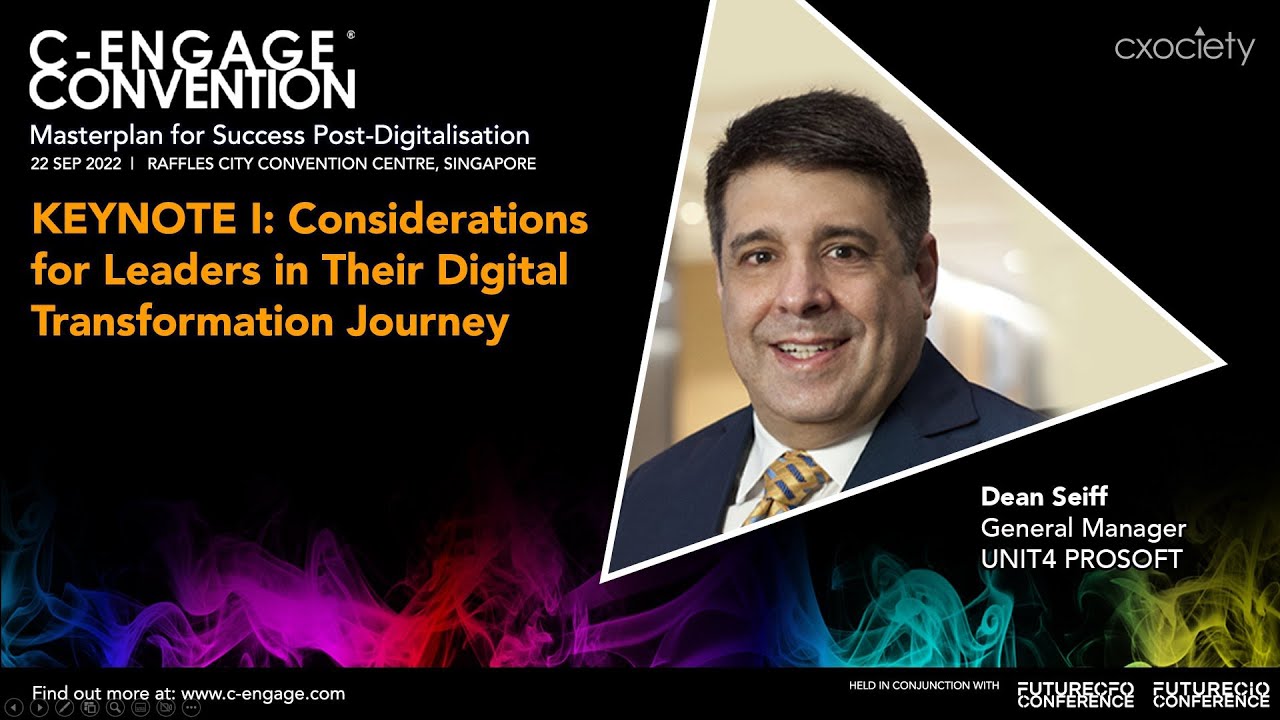 C Engage 2022 Plenary Keynote: Consideration for Leaders in Their Digital Transformation Journey