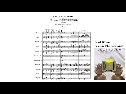 Beethoven: Symphony No. 1 in C major, Op. 21 [Böhm & VPO] (with Score)