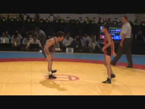 JUNIOR WORLD FS: Magomedaliev (RUS) dec. Vangelov (BUL), 50 kg finals