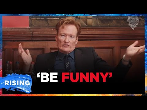Conan O’Brien CALLS OUT 'F Trump' Comics: 'You're Just Angry' | RISING
