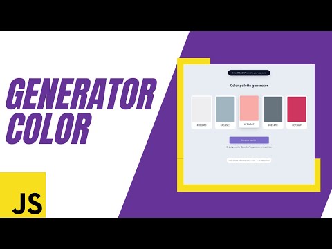 Build a Color Generator with JavaScript on iCodeThis - YouTube
