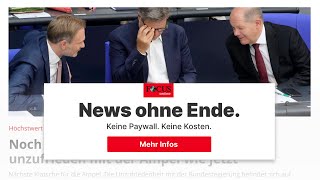 News ohne Ende! FOCUS online startet Kampagne für Inhalte ohne Bezahls