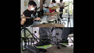 3 Using the double pedal during a worship session #shorts #IseeGrace #foursquare