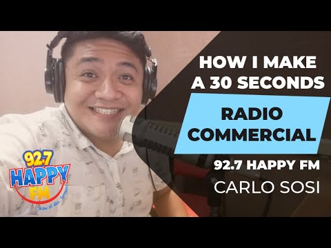 HOW I MAKE A 30 Seconds RADIO COMMERCIAL | ARGIE GRATUITO