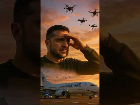 ❗Покушение на Зеленского? Дроны хотели атаковать самолёт президента Украины #nexta #новости #украина