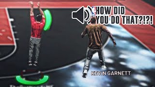 kevin garnett trying to figure out how to play on the park is pure comedy
