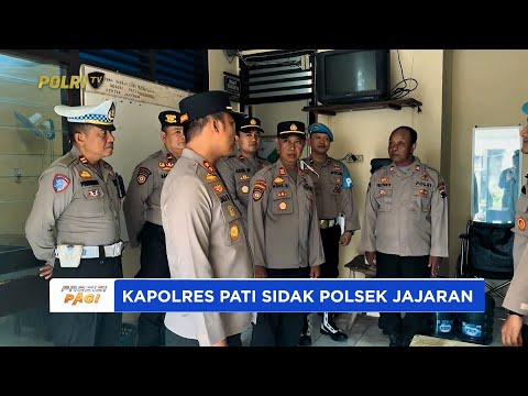 KAPOLRESTA PATI CEK KESIAPAN PERSONEL POLSEK