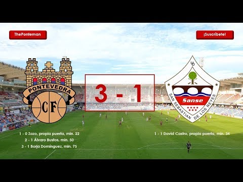 Pontevedra C.F. 3 - 1 U.D. San Sebastián de los Reyes