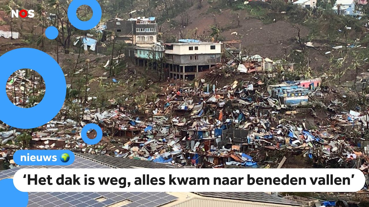 Frans eiland getroffen door orkaan, reddingsactie bezig