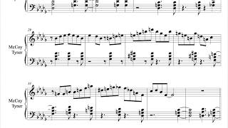 McCoy Tyner - &#39;Pursuance&#39; Transcription (Bb Minor Blues)