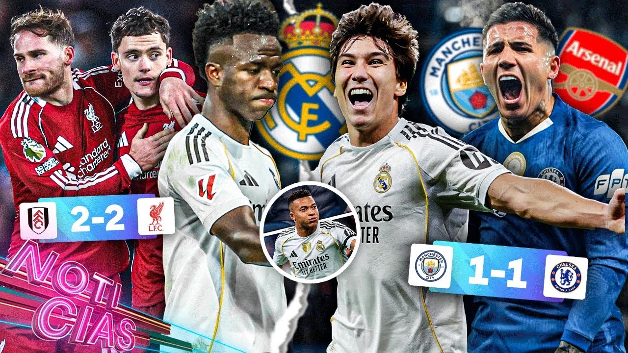 Nueva pitada a Vini; Gonzalo reemplaza a Mbappe | Enzo "salva" al Arsenal | Agónico empate