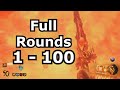Full Rounds 1 - 100 Shadows of evil (after patch)