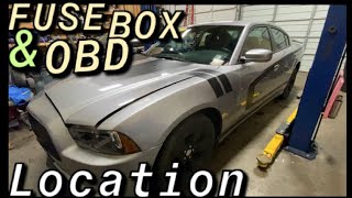 FUSE BOX LOCATION ON A 2011 - 2019 DODGE CHARGER