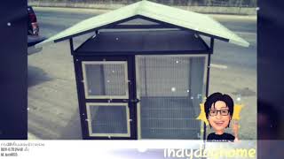 กรงสุนัข 3A พื้นแสลทมีถาดรอง