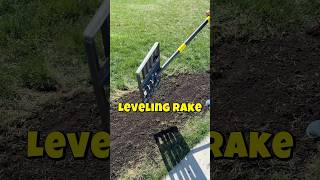 Leveling Rake in Action #lawn