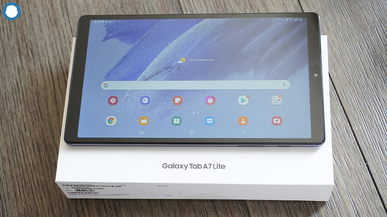 Samsung Galaxy Tab A7 Lite Gray - Unboxing & First Impressions!